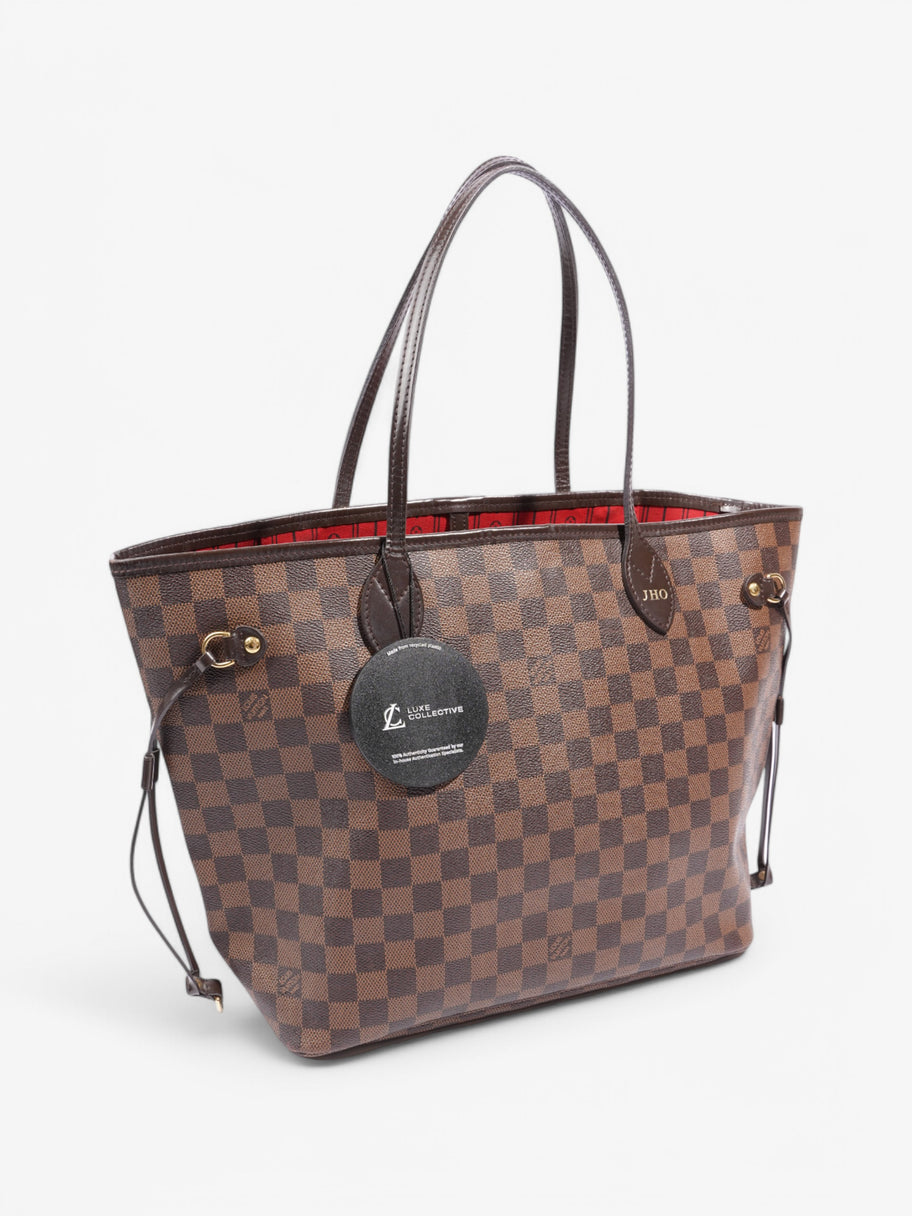 Louis Vuitton Neverfull Damier Ebene Coated Canvas MM Image 10