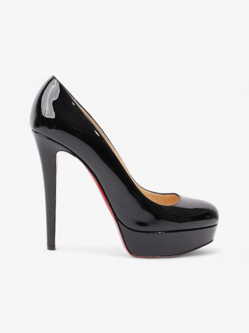  Christian Louboutin Bianca Heels 140 Black Patent Leather EU 40 UK 7