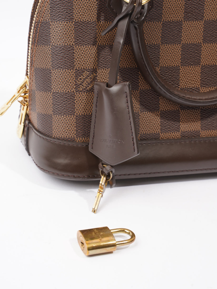 Louis Vuitton Alma Damier Ebene Coated Canvas BB Image 7