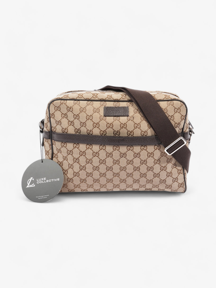 GG Messenger Beige And Ebony GG Supreme Canvas Image 8