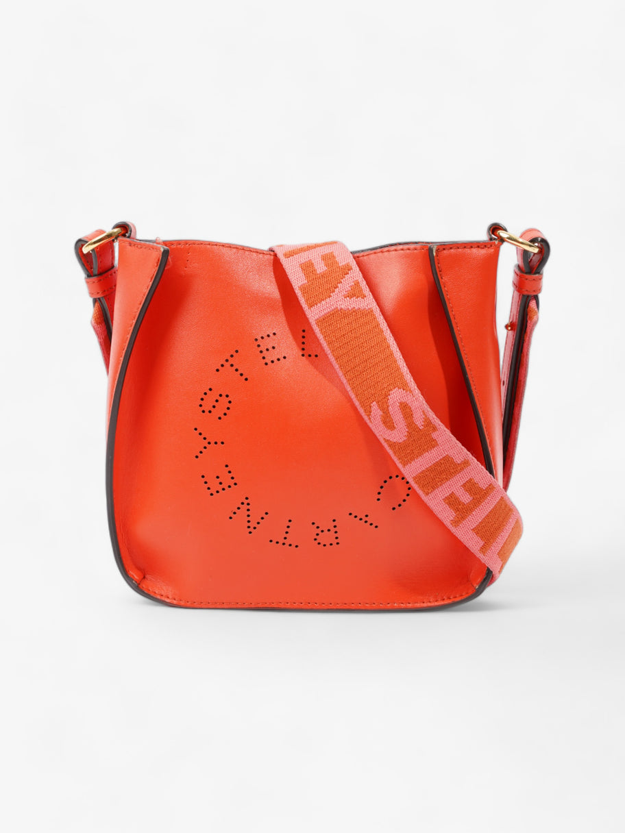 Stella McCartney Logo Detail Orange Fabric Image 1