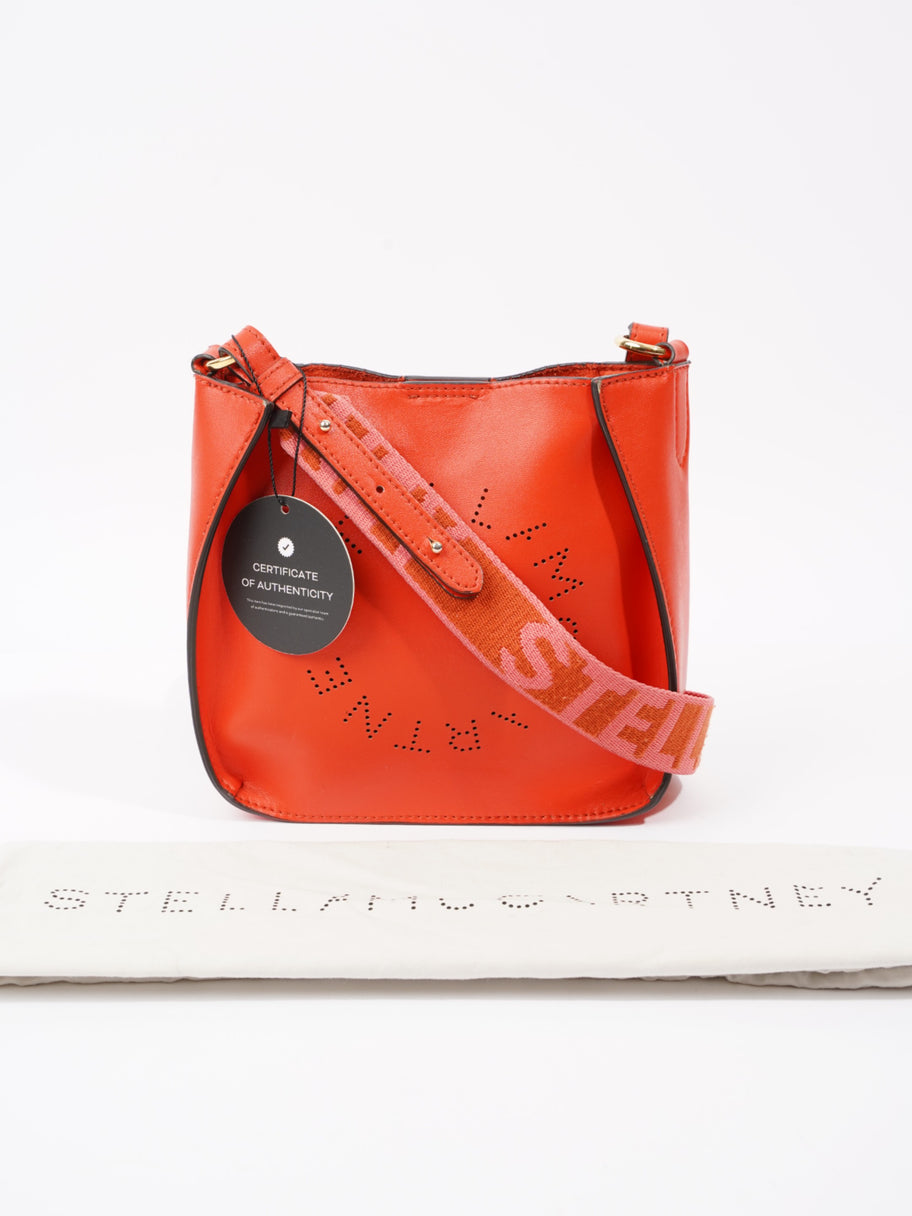 Stella McCartney Logo Detail Orange Fabric Image 9