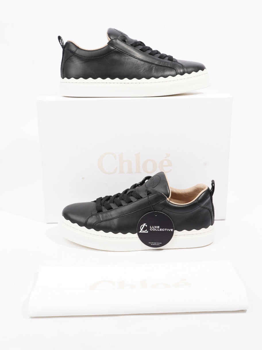 Chloe Lauren Sneakers Black Leather EU 40 UK 7 Image 10