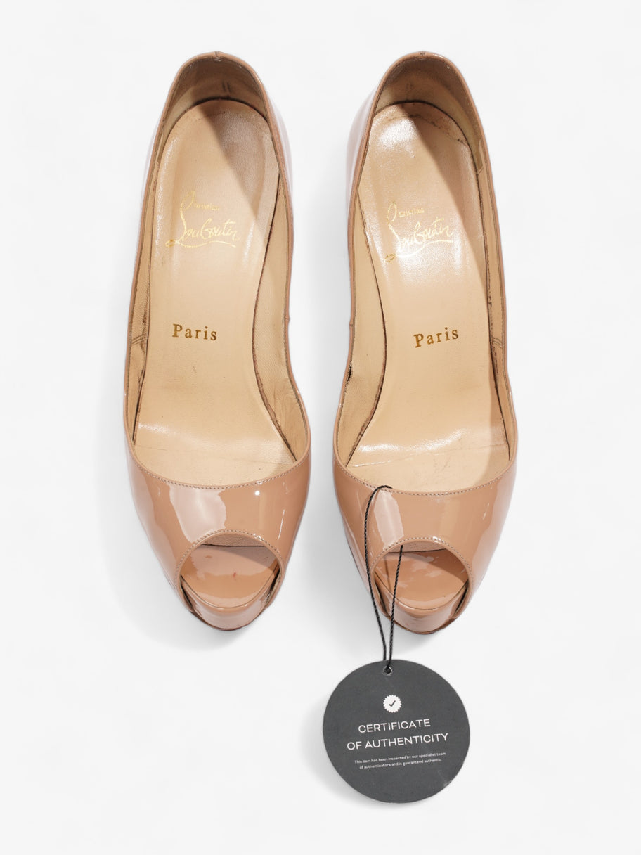 Lady Peep Nude Patent Leather EU 38 UK 5 Image 10