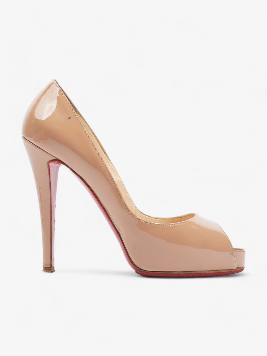 Lady Peep Nude Patent Leather EU 38 UK 5 Image 1