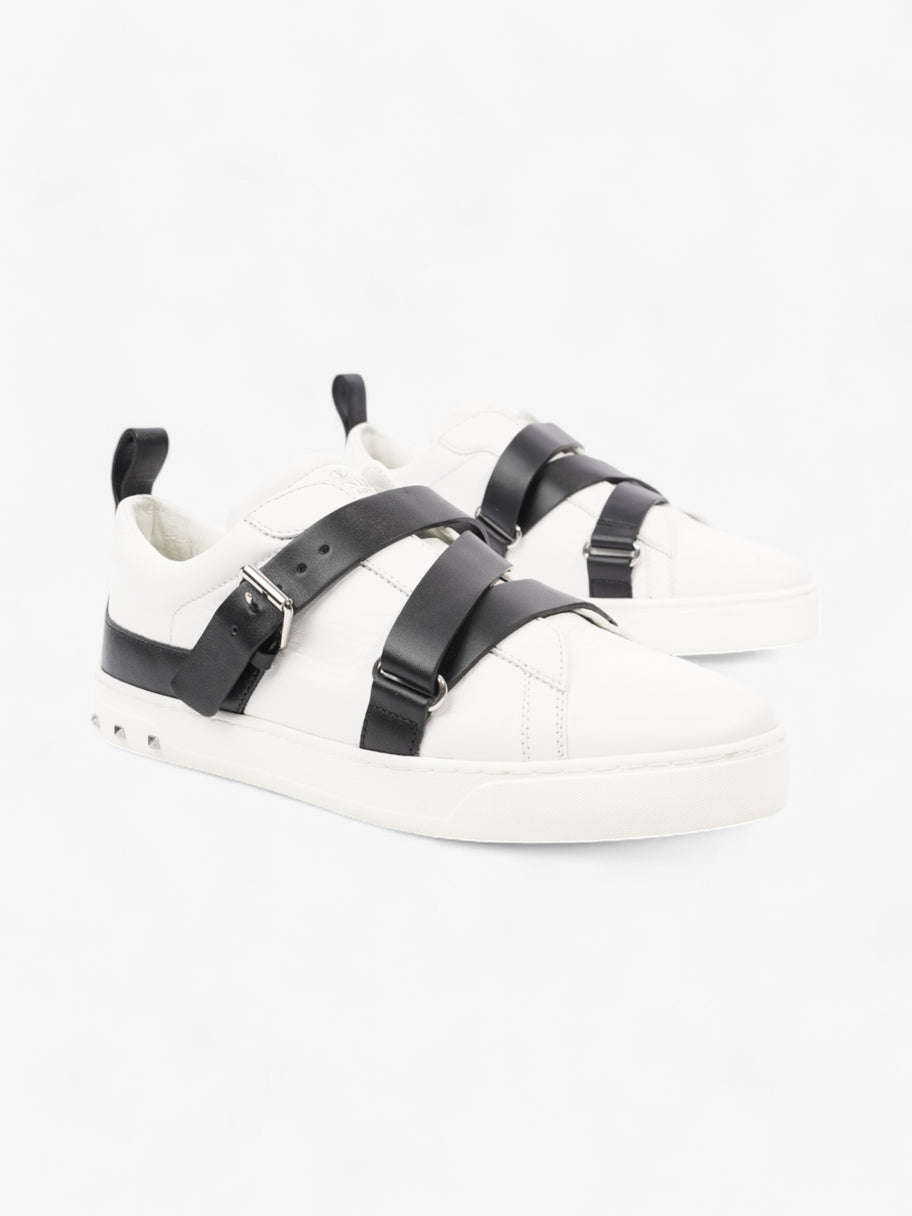 Valentino V Punk Low Top White / Black Calfskin Leather EU 39.5 UK 6.5 Image 2