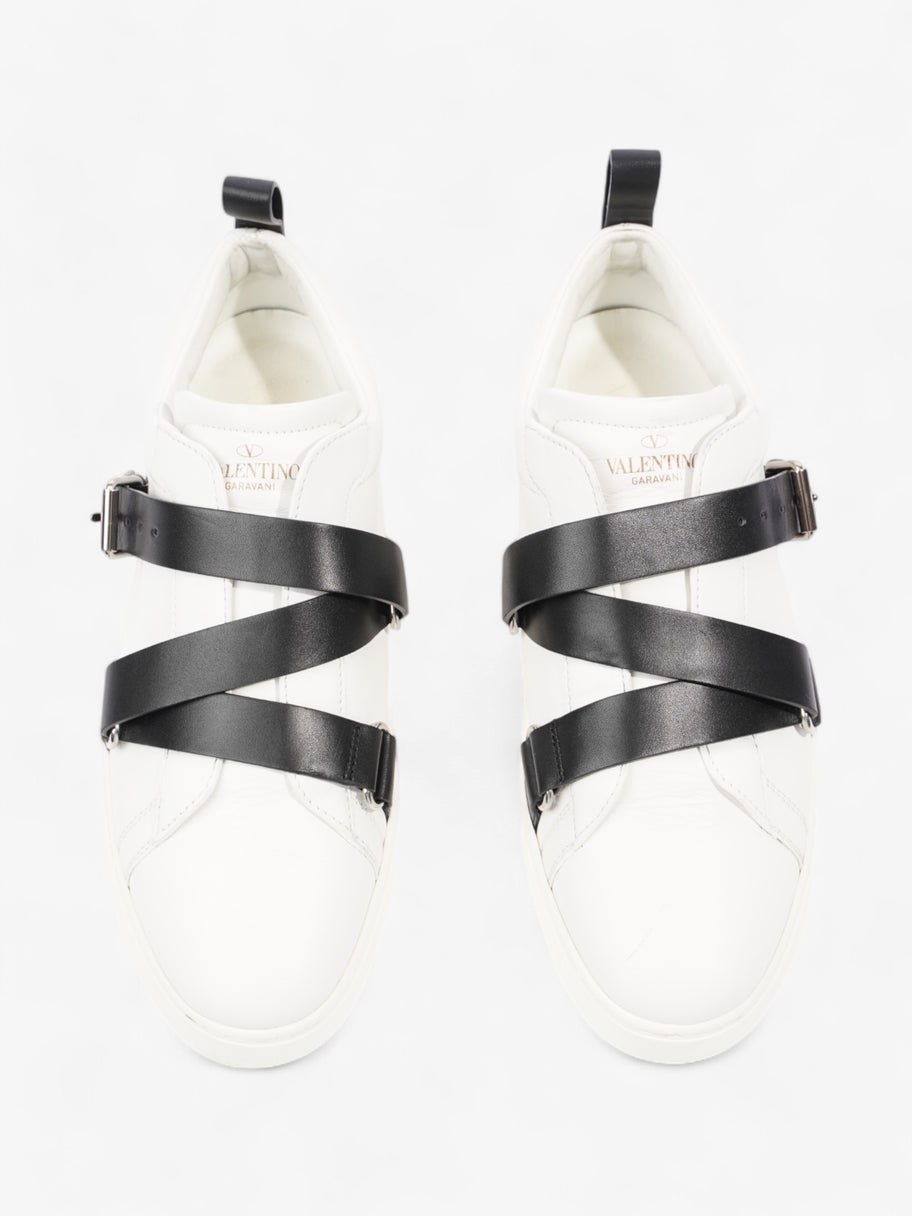 Valentino V Punk Low Top White / Black Calfskin Leather EU 39.5 UK 6.5 Image 8