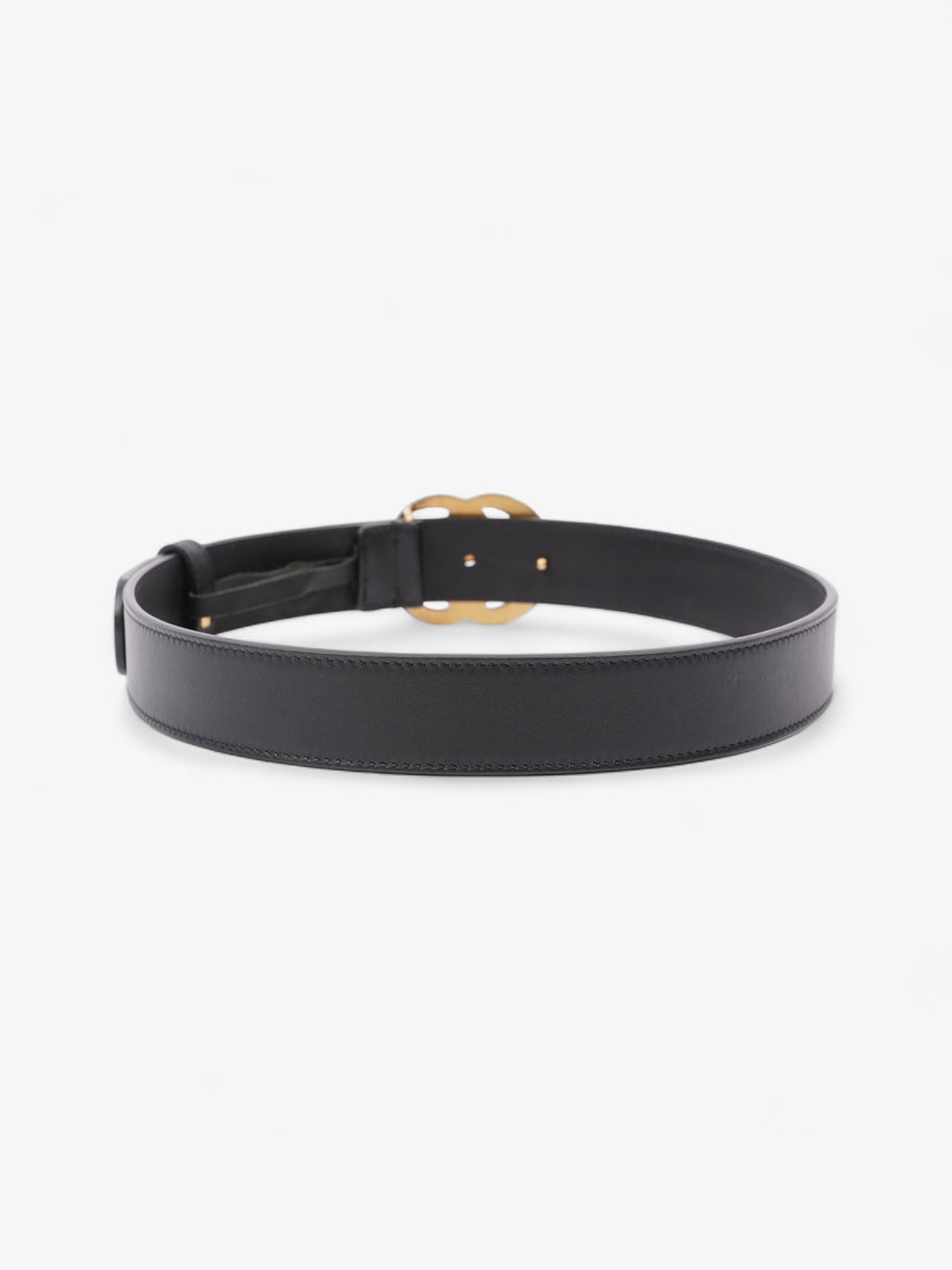 Gucci GG Marmont Thin Belt Black Leather 70cm 28