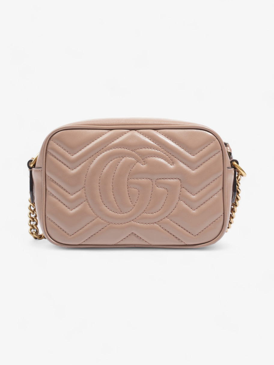 Gucci GG Marmont Taupe Matelasse Leather Mini Image 4