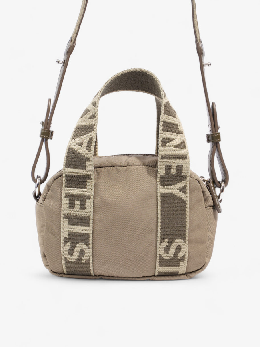 Stella McCartney Mini Logo Boston Khaki Nylon Image 4