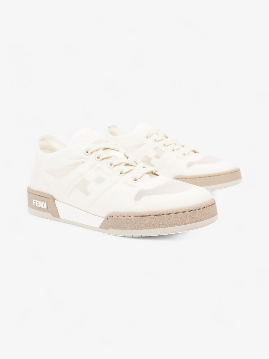 Fendi Low Top Sneaker White Mesh EU 38.5 UK 5.5 Image 2