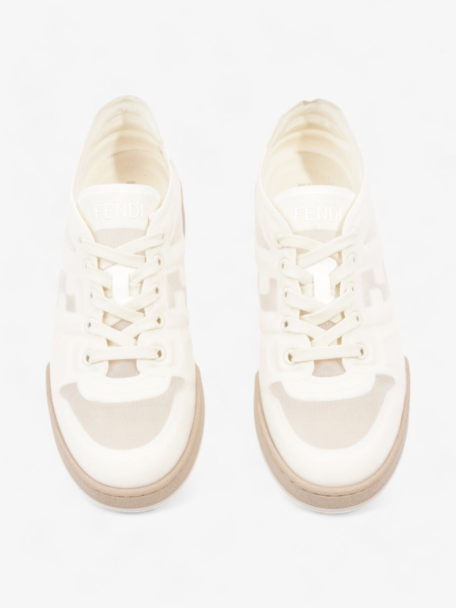 Fendi Low Top Sneaker White Mesh EU 38.5 UK 5.5 Image 8