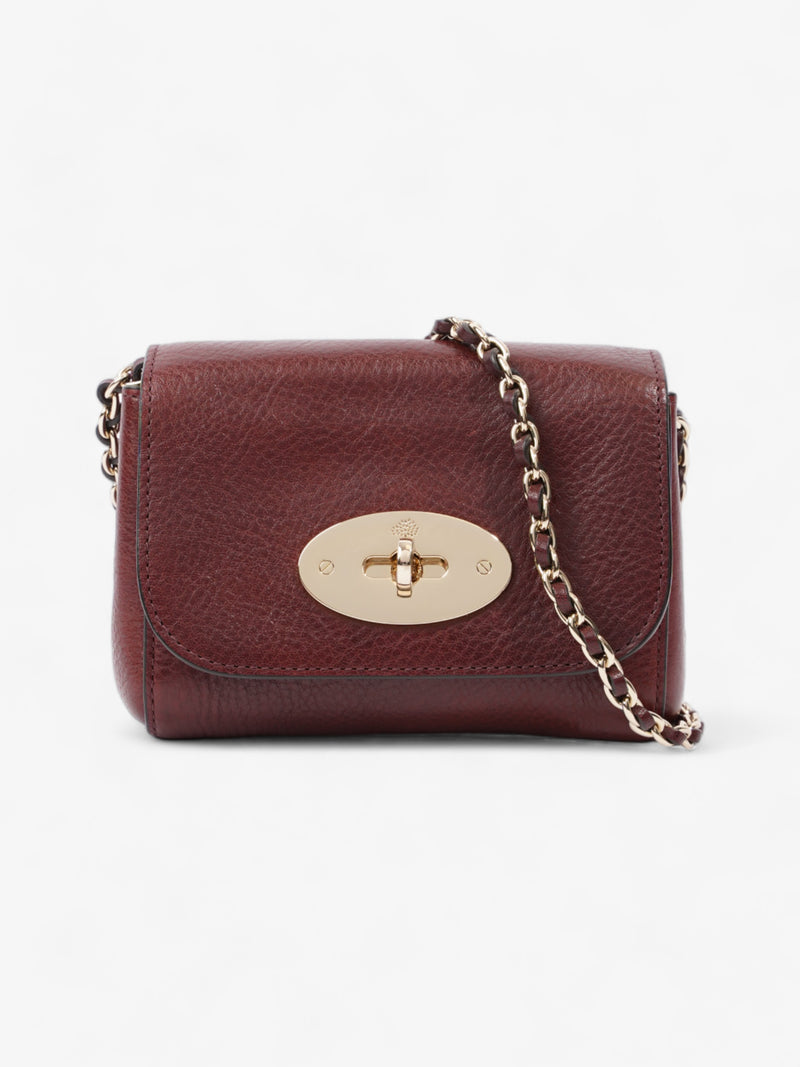  Mulberry Mini Lily Oxblood Leather