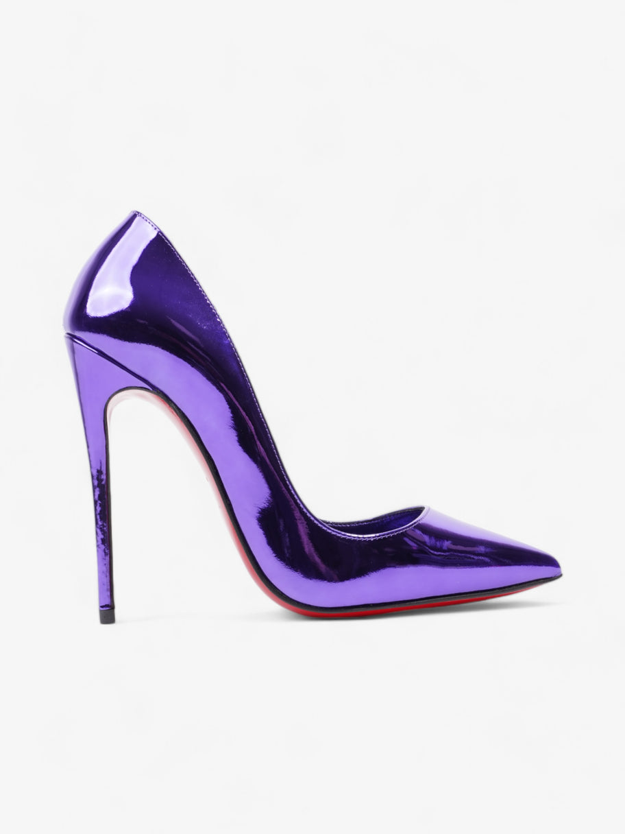 Christian Louboutin So Kate Heels 120 Purple Metallic Patent Leather EU 35 UK 2 Image 1