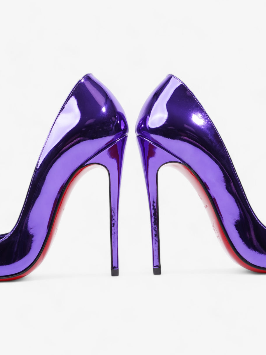 Christian Louboutin So Kate Heels 120 Purple Metallic Patent Leather EU 35 UK 2 Image 9