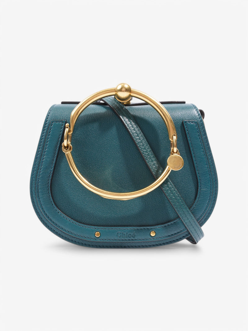  Chloe Nile Bracelet Bag Teal Leather Small