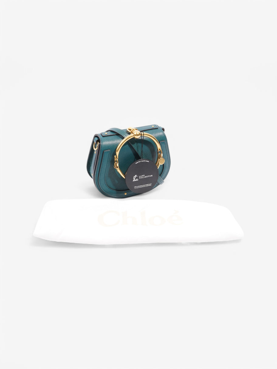 Chloe Nile Bracelet Bag Teal Leather Small Image 10