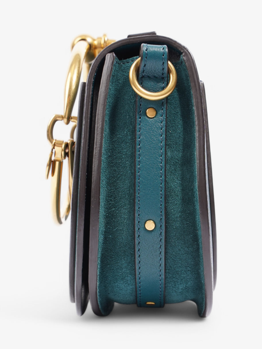 Chloe Nile Bracelet Bag Teal Leather Small Image 3