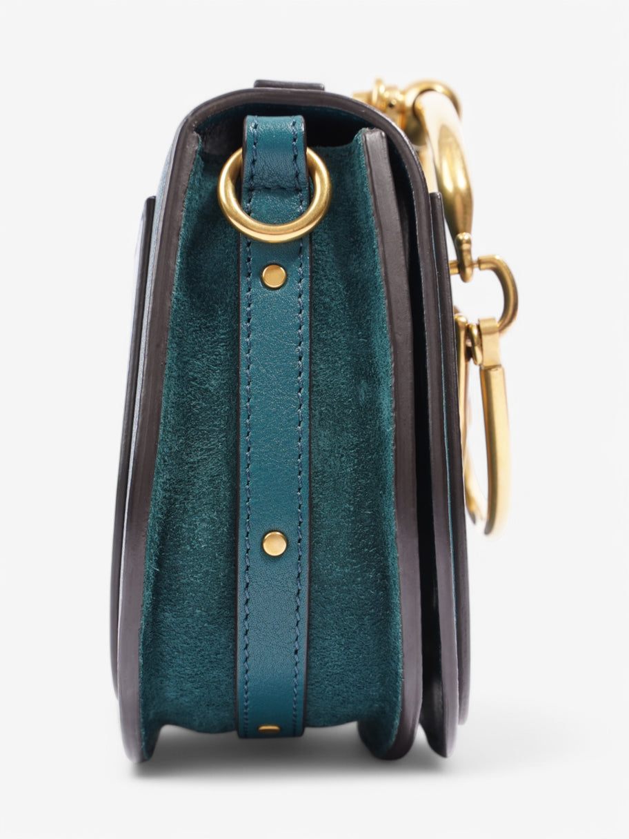 Chloe Nile Bracelet Bag Teal Leather Small Image 5