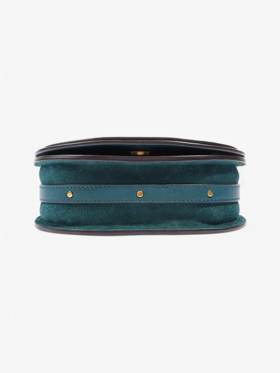 Chloe Nile Bracelet Bag Teal Leather Small Image 6