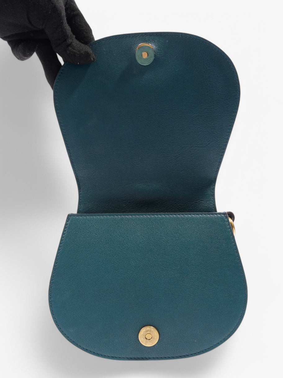 Chloe Nile Bracelet Bag Teal Leather Small Image 8