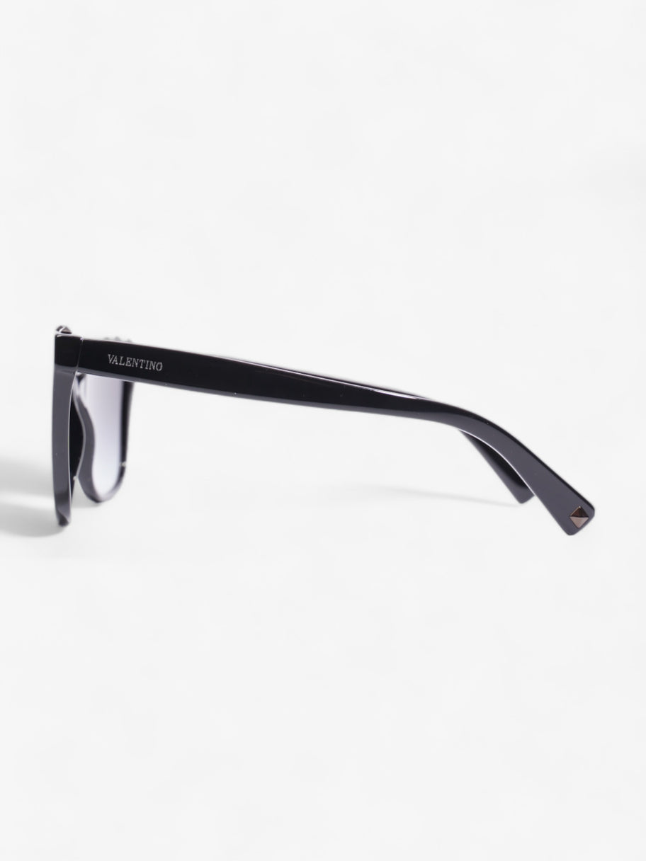 Rockstud Cat-Eye Sunglasses Black Acetate 140mm Image 2