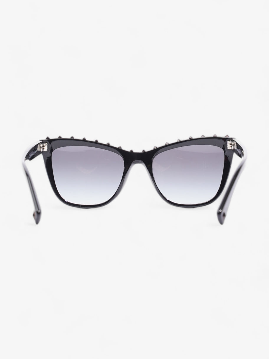 Rockstud Cat-Eye Sunglasses Black Acetate 140mm Image 3