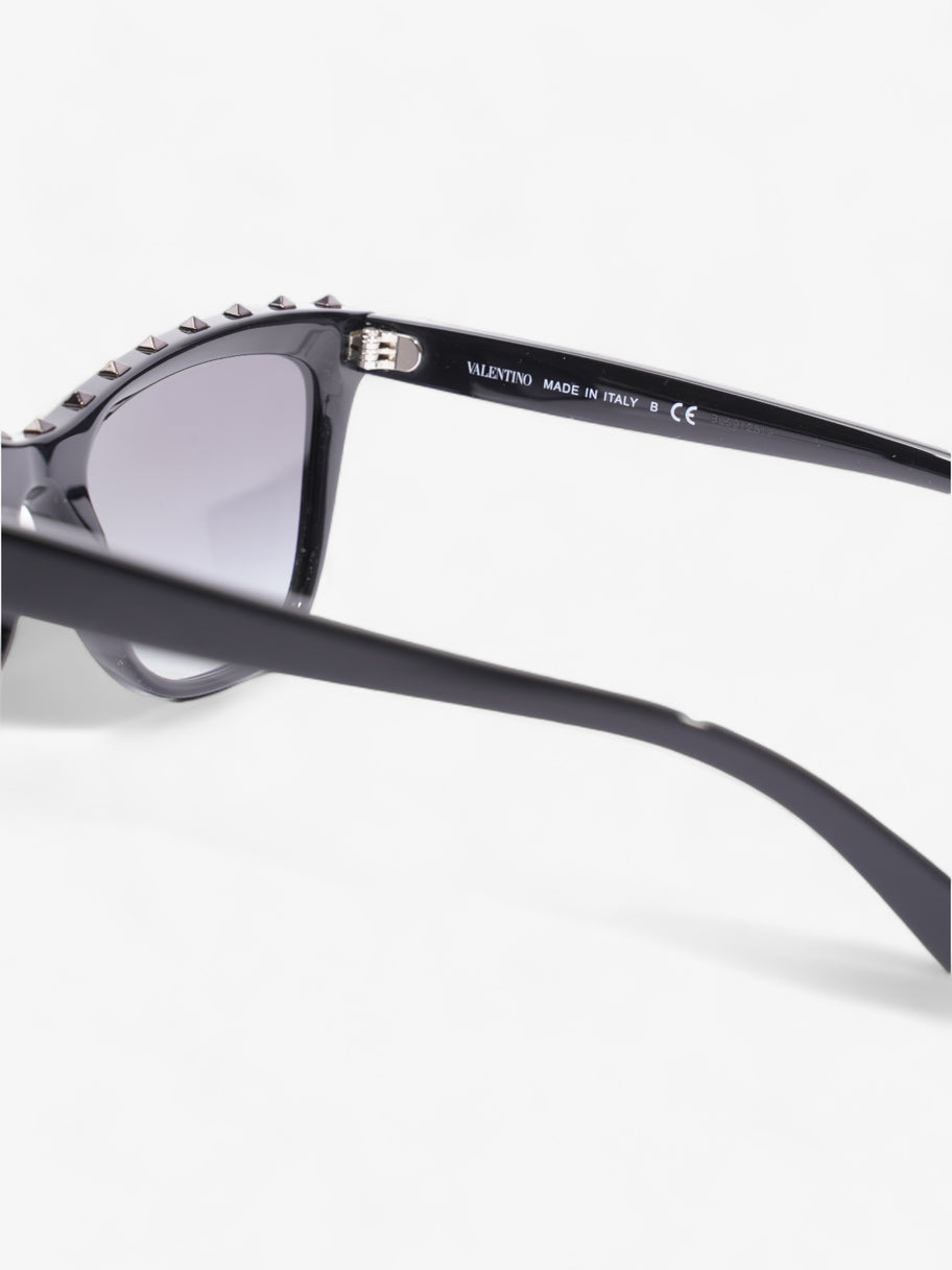 Rockstud Cat-Eye Sunglasses Black Acetate 140mm Image 5