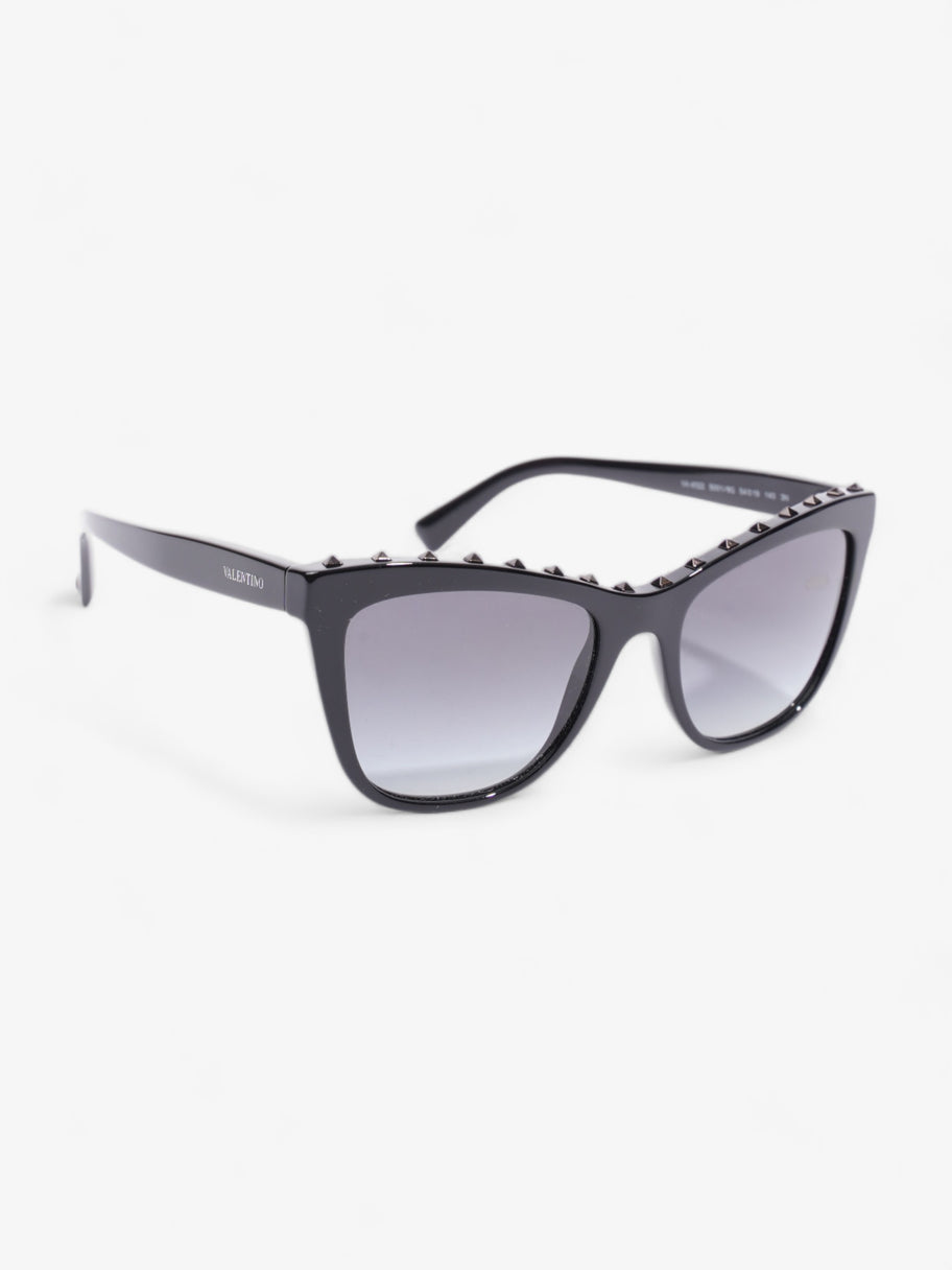 Rockstud Cat-Eye Sunglasses Black Acetate 140mm Image 7