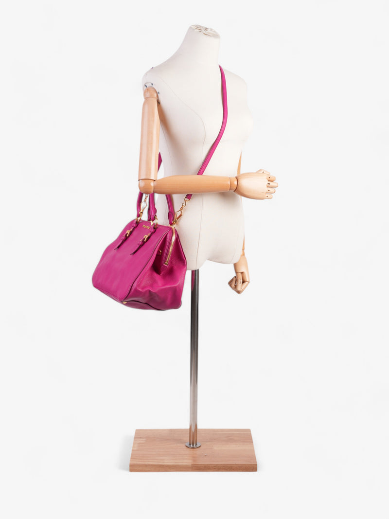  Miu Miu Crossbody Handbag Pink Leather