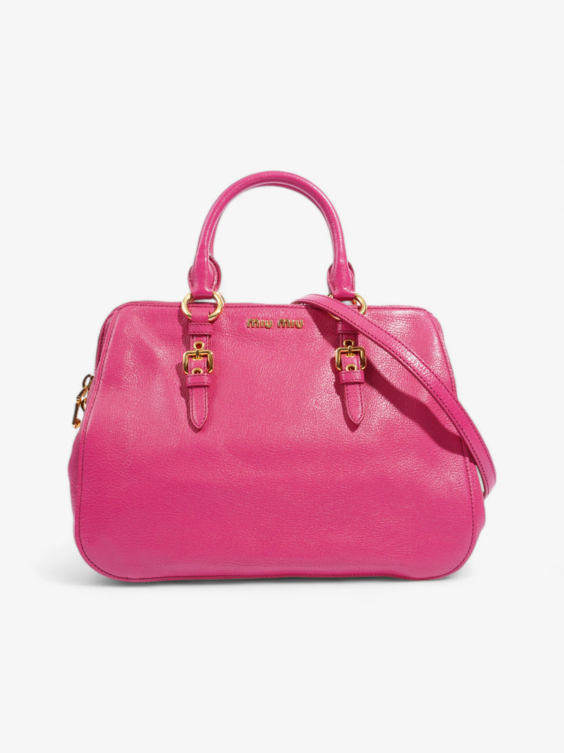  Miu Miu Crossbody Handbag Pink Leather