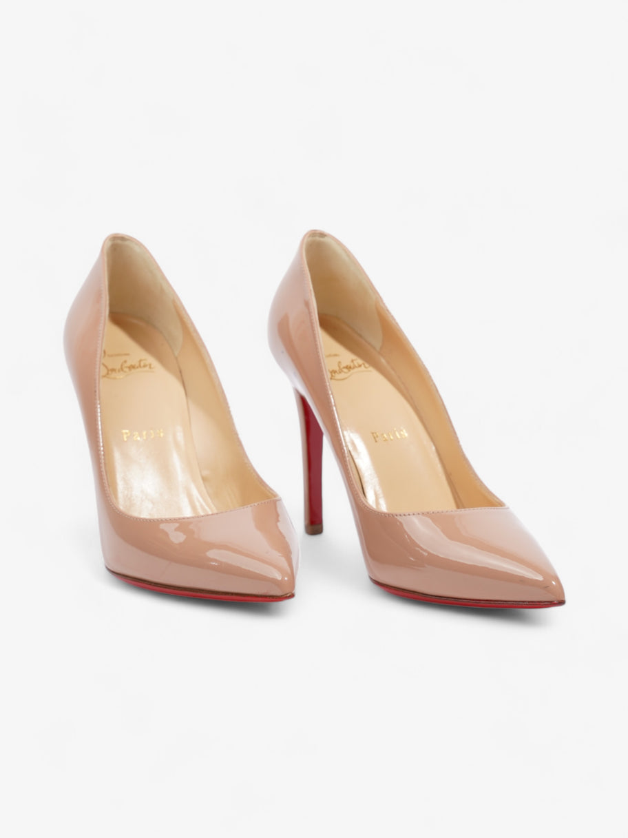 Christian Louboutin Pigalle 100 Nude Patent Leather EU 37 UK 4 Image 2