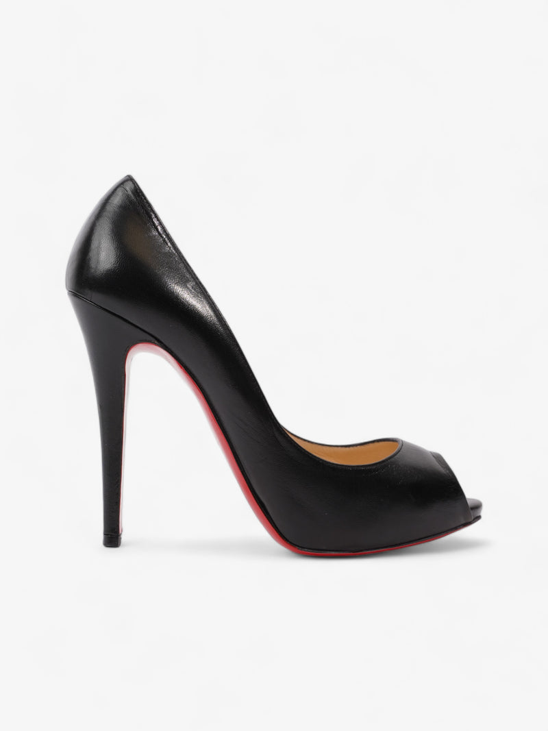  Christian Louboutin Lady Claude 120mm Black Leather EU 39.5 UK 6.5