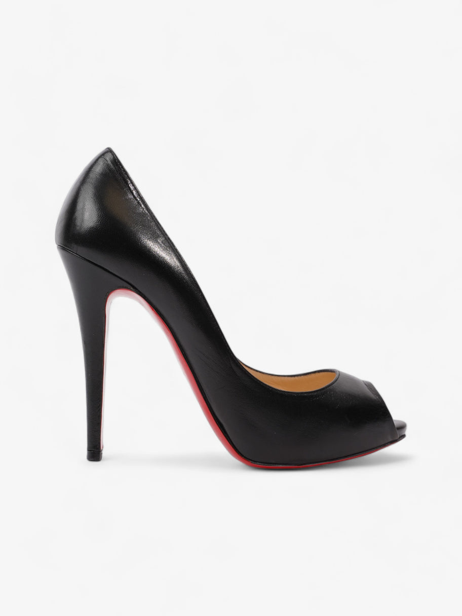 Christian Louboutin Lady Claude 120mm Black Leather EU 39.5 UK 6.5 Image 1