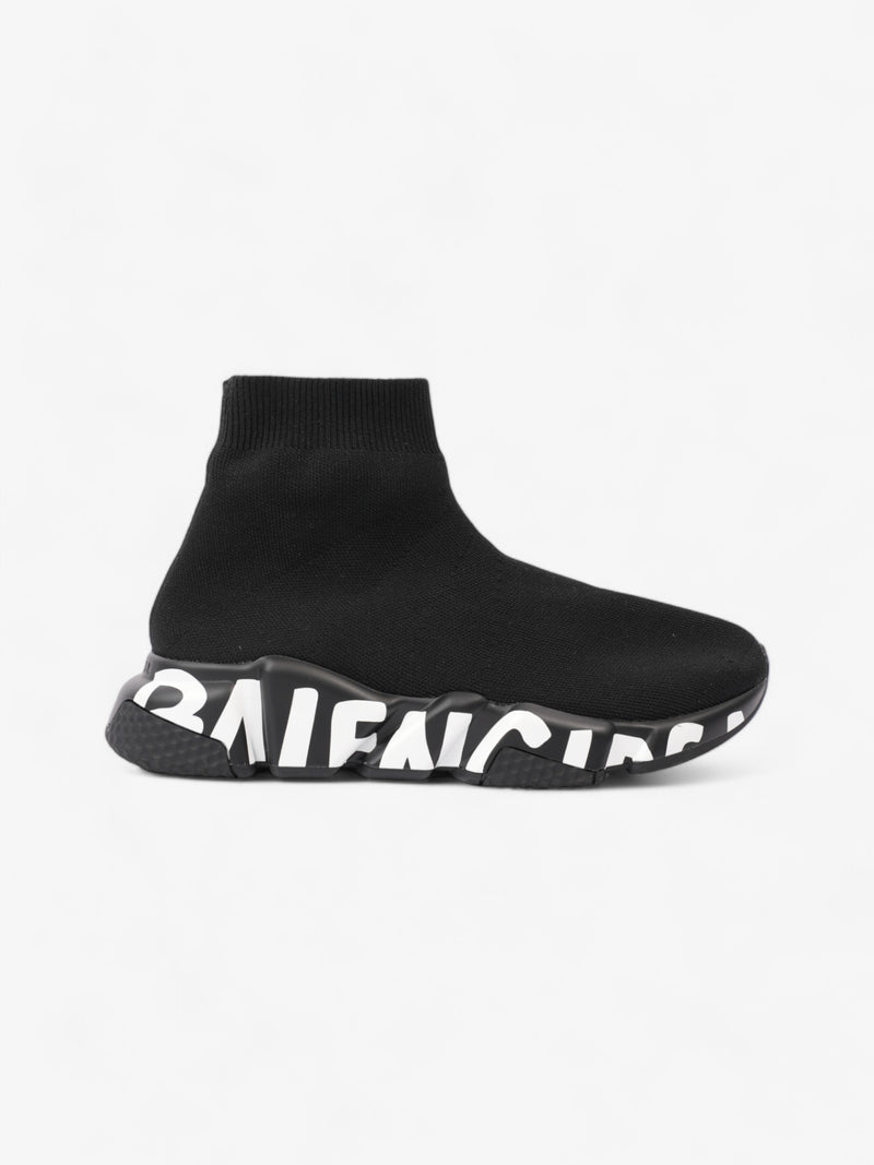  Balenciaga Speed Graffiti Black / White Cotton EU 37 UK 4