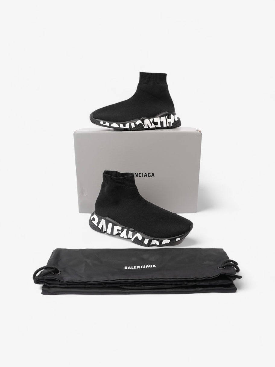 Balenciaga Speed Graffiti Black / White Cotton EU 37 UK 4 Image 10