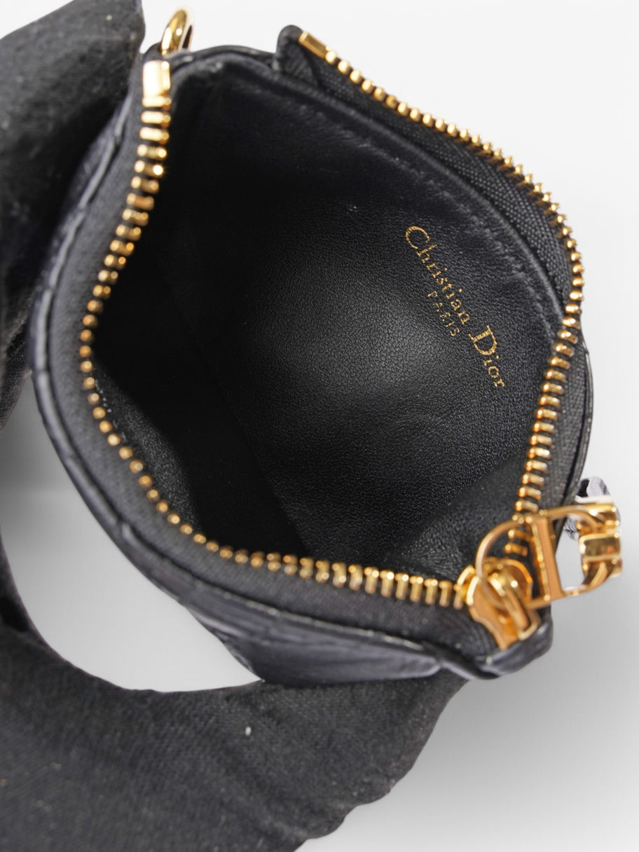 Christian Dior Caro Multifunction Pouch Black / Gold Leather Image 8