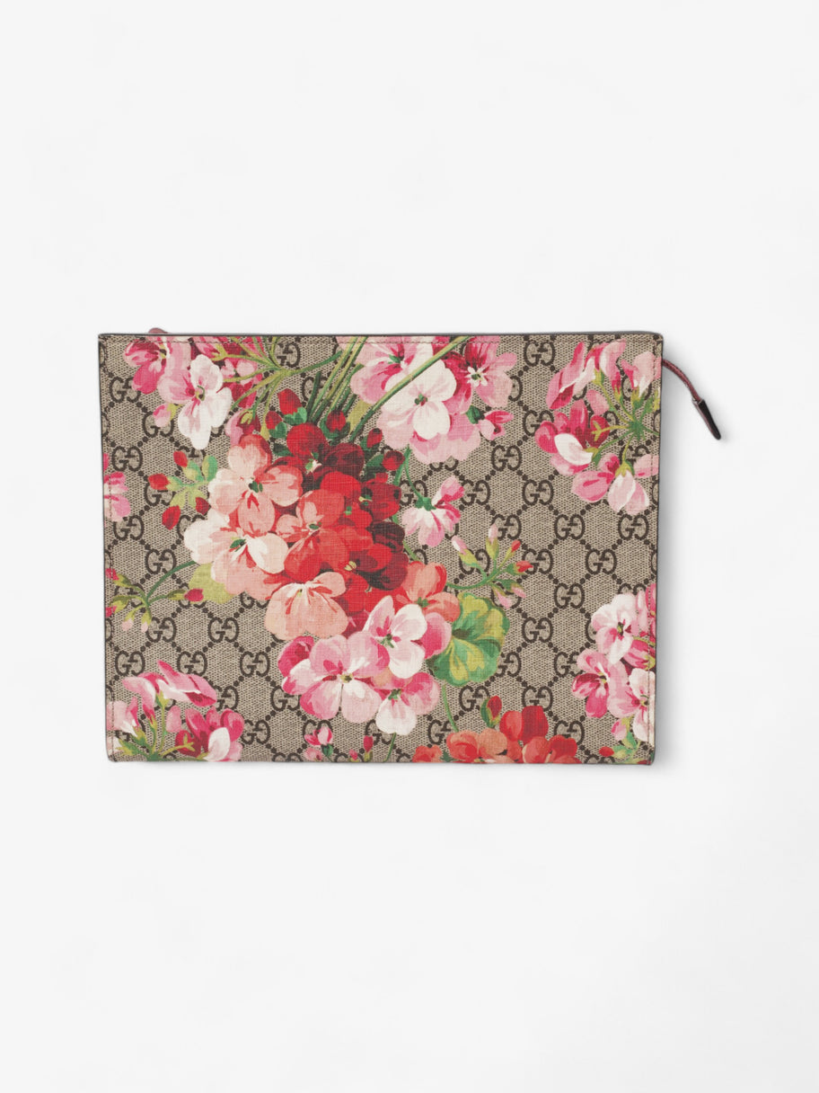 Gucci GG Blooms Pouch GG Supreme / Bloom Coated Canvas Image 1