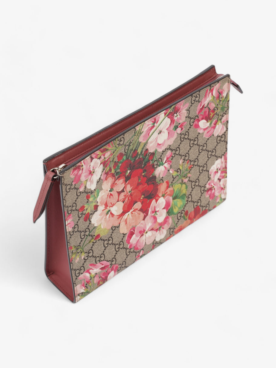 Gucci GG Blooms Pouch GG Supreme / Bloom Coated Canvas Image 7