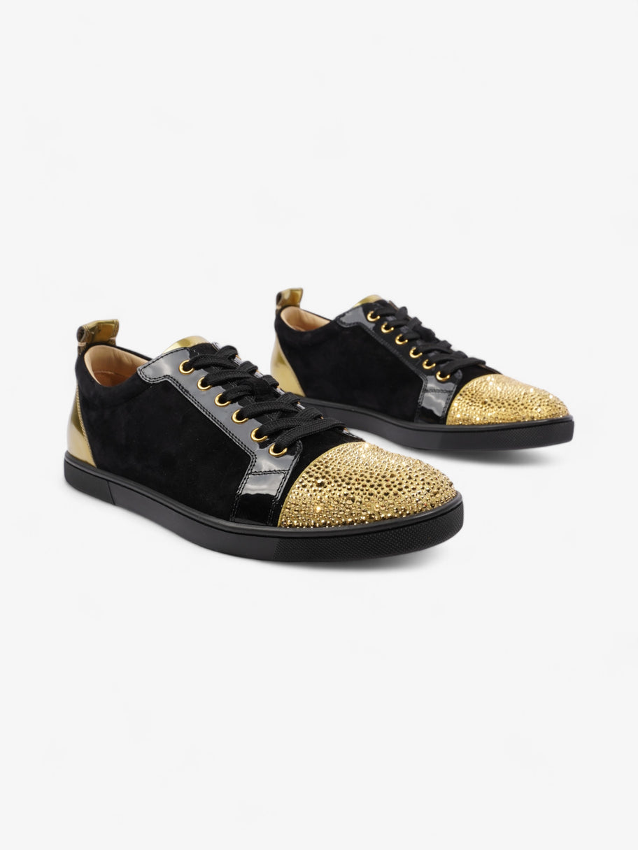 Christian Louboutin Gondolastrass Sneakers Black / Gold Suede EU 40 UK 7 Image 2