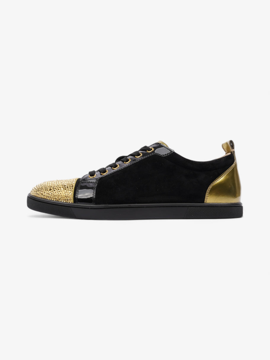 Christian Louboutin Gondolastrass Sneakers Black / Gold Suede EU 40 UK 7 Image 5