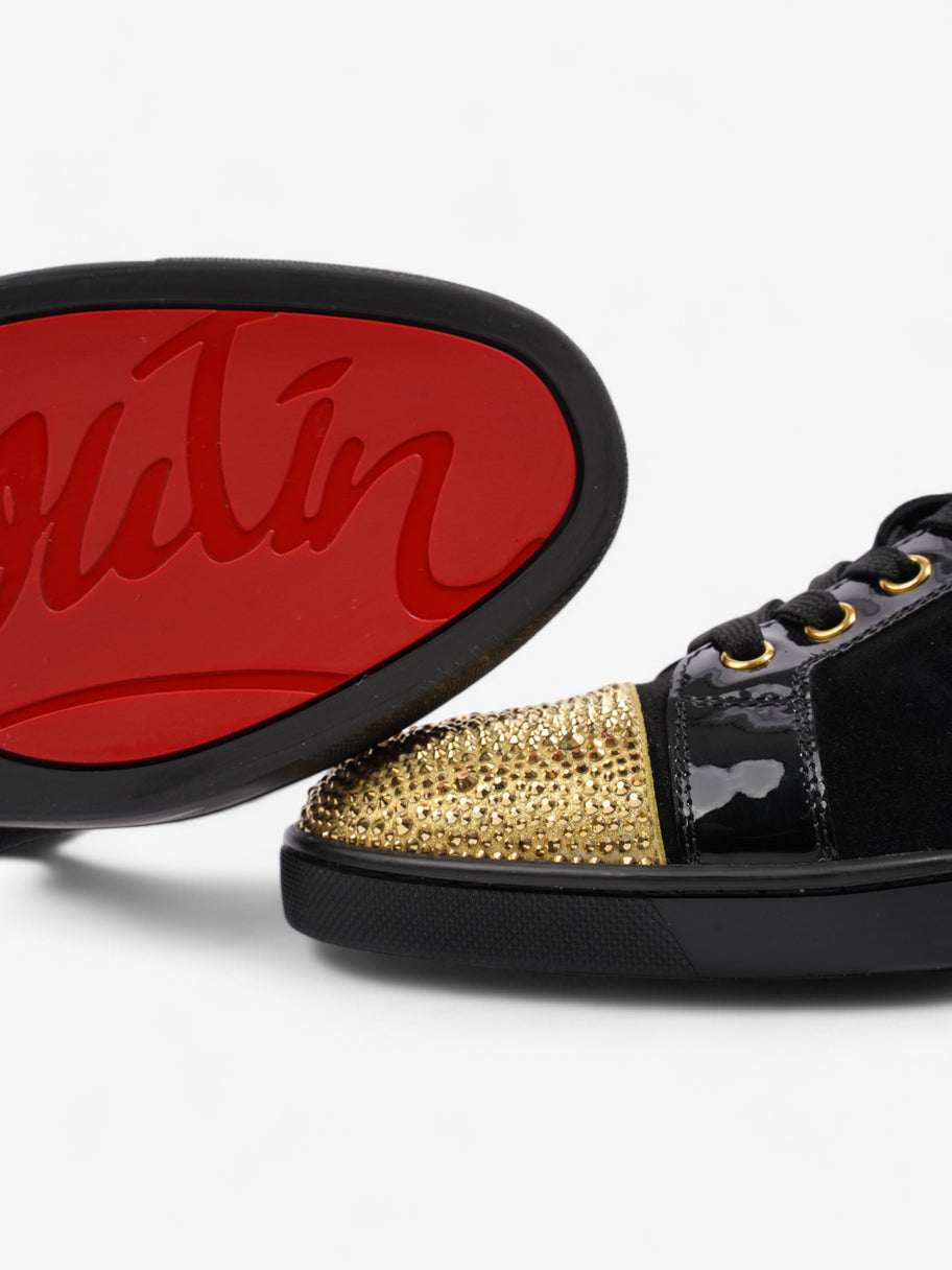 Christian Louboutin Gondolastrass Sneakers Black / Gold Suede EU 40 UK 7 Image 9