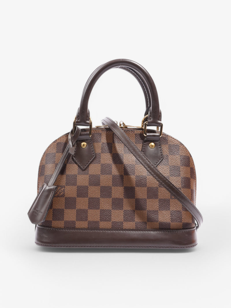  Louis Vuitton Alma Damier Ebene Coated Canvas