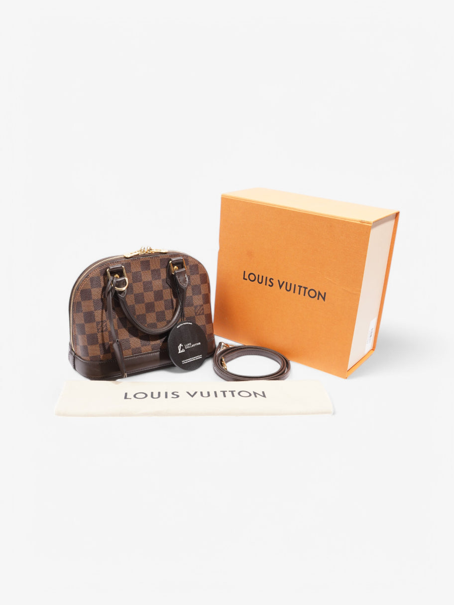 Louis Vuitton Alma Damier Ebene Coated Canvas Image 9