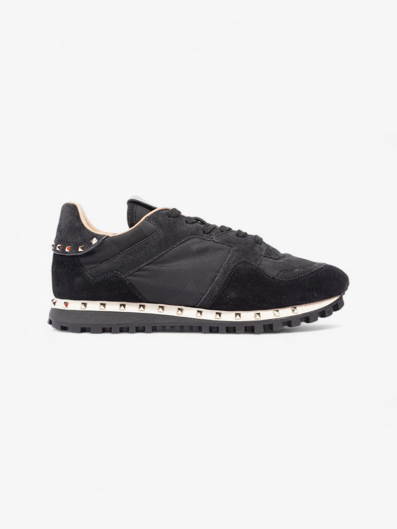  Valentino Rockstud Runners Black Suede EU 39.5 UK 6.5