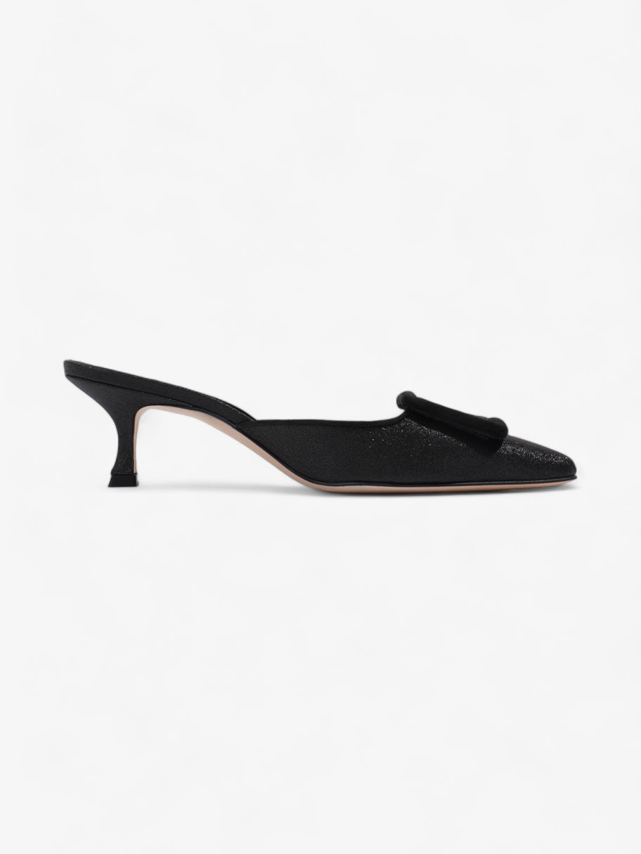 Maysale Mules 50 Black Canvas EU 37 UK 4 Image 4