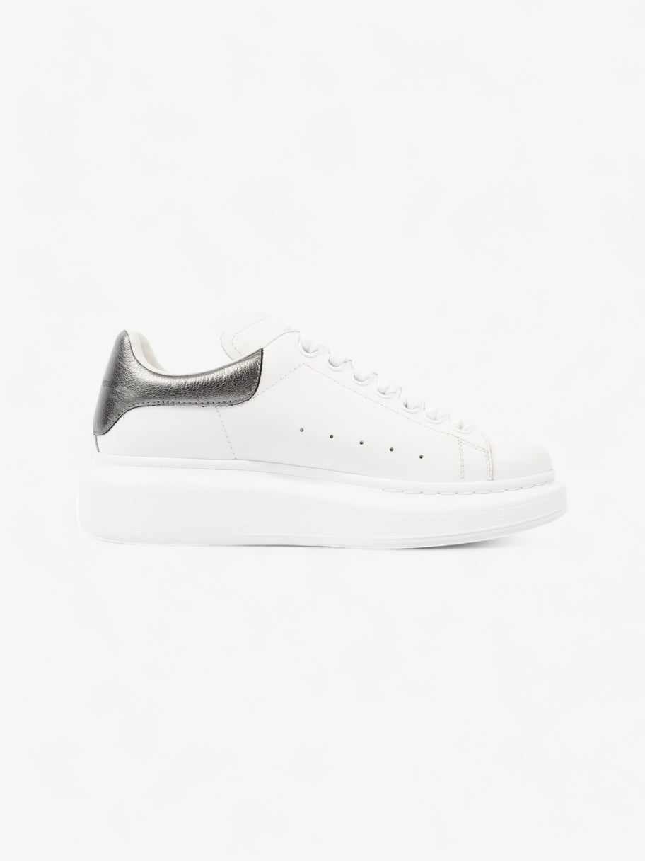 Alexander McQueen Oversized Sneaker White / Metallic Tab Leather EU 36 UK 3 Image 4