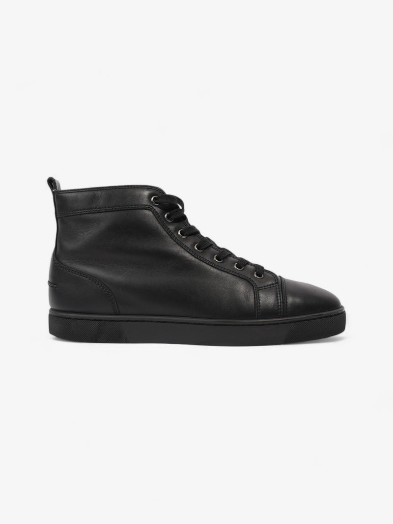  Christian Louboutin Louis High-top Sneakers Black Leather EU 42 UK 8