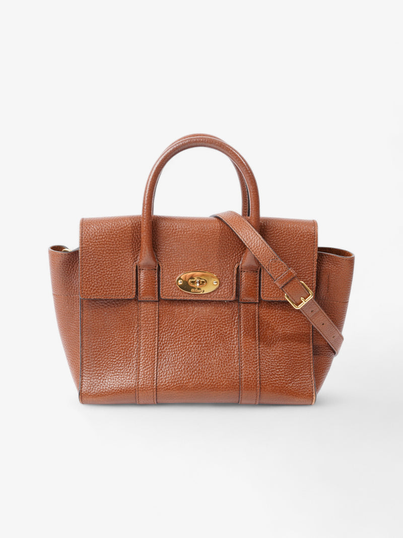  Mulberry Bayswater Satchel Brown Grained Leather