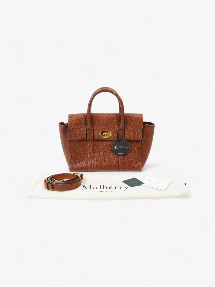 Mulberry Bayswater Satchel Brown Grained Leather Image 10